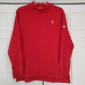 Adidas ClimaLite Long Sleeve Mock Neck Shirt Men''s Vintage
